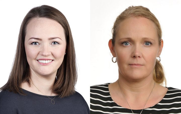 Gabríela Bryndís Ernudóttir og Sigrún Sif Jóelsdóttir