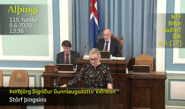 Þorbjörg Sigríður Gunnlaugsdóttir, þingmaður Viðreisnar.
