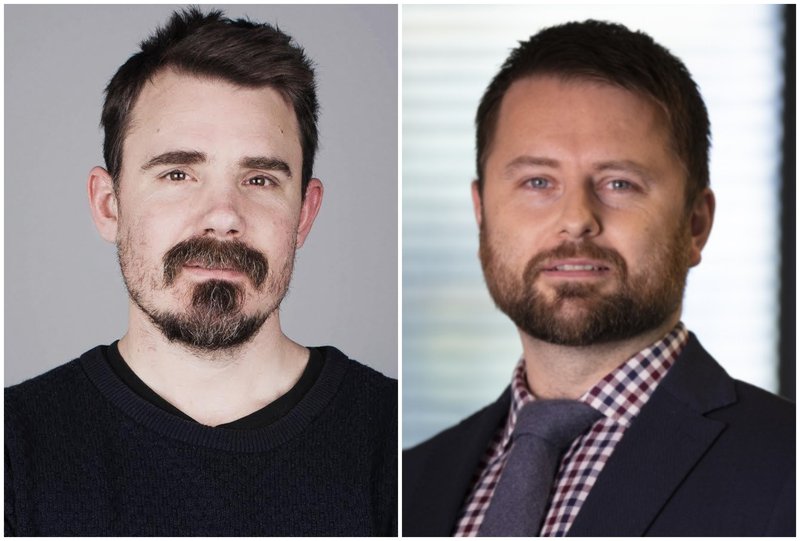 Fredrik Kopsch og Ólafur Sindri Helgason