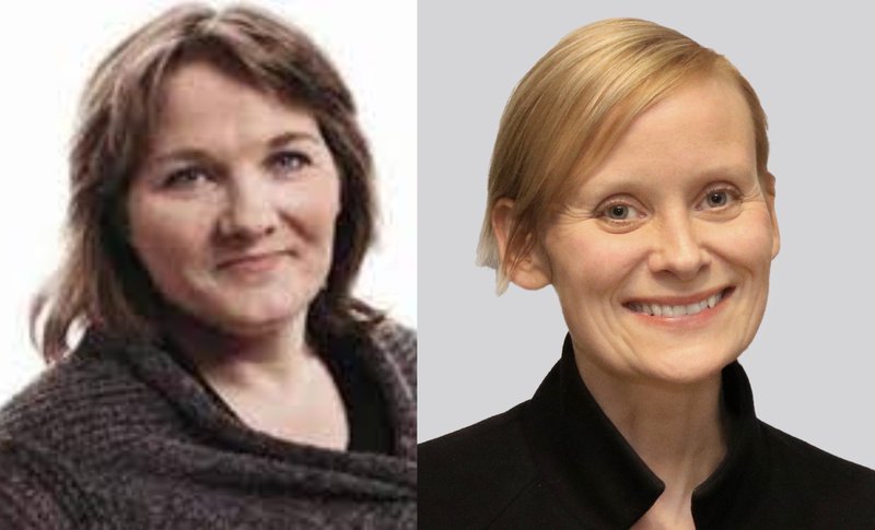 Margrét Pétursdóttir og Sólveig Anna Jónsdóttir