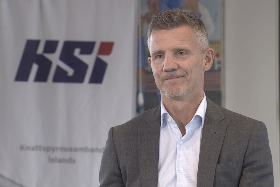 Skjáskot/RÚV Guðni Bergsson Mynd: Skjáskot/RÚV