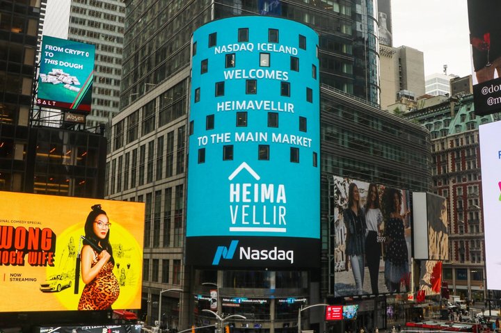Heimavellir voru skráðir í Kauphöll Íslands vorið 2018.