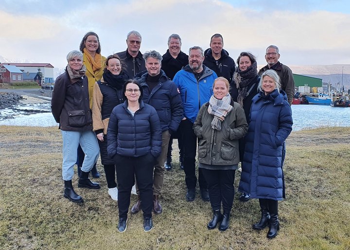 Sveitar- og bæjarfulltrúar og sveitar- og bæjarstjórar Vesturbyggðar og Tálknafjarðarhrepps fóru í vettvangsferð ásamt fulltrúum KPMG í haust.