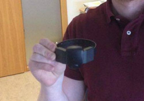 Ökklaband. MYND: RÚV/Skjáskot