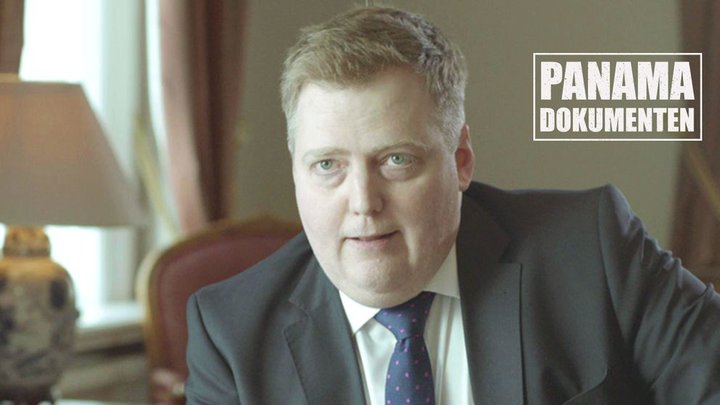 Sigmundur Davíð Gunnlaugsson í viðtalinu fræga.