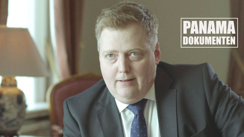 Sigmundur Davíð Gunnlaugsson, í viðtalinu fræga.