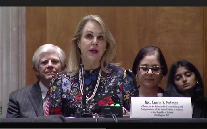 Carrin F. Patman verður sennilega næsti sendiherra Bandaríkjanna á Íslandi.