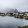 Lofoten í Noregi.