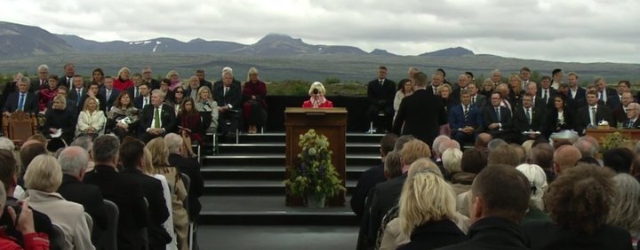 Pia Kjærsgaard Þingvellir