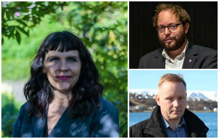 Birgitta Jónsdóttir, Smári McCarthy og Einar Brynjólfsson mynda hópinn sem á að sjá um stjórnarmyndunarviðræður Pírata. 