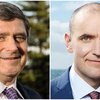 Guðmundur Franklín Jónsson (t.v.) og Guðni Th. Jóhannesson verða í kjöri til forseta.