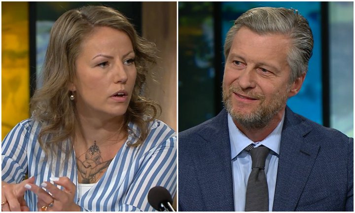 Sigurborg Ósk Haraldsdóttir og Eyþór Arnalds ræddu Sundabraut í Silfrinu á RÚV í morgun.