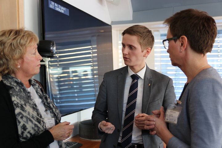 Reynir Jóhannesson, aðstoðarsamgönguráðherra Noregs. 