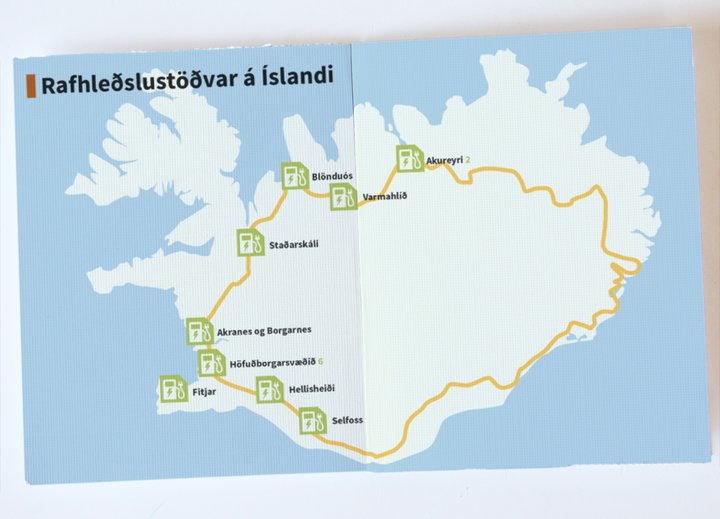 Fjöldi hraðhleðslustöðva um landið hefur aukist töluvert á síðustu árum.