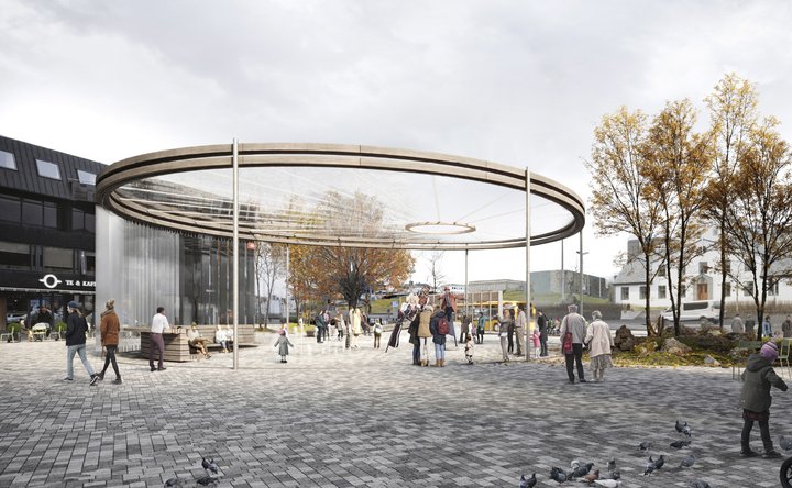 Svona mun nýtt Lækjartorg líta út.