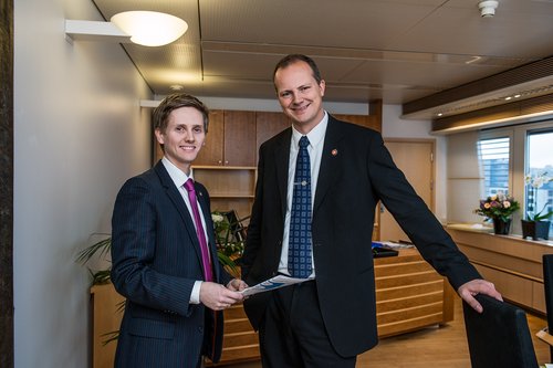 Reynir Jóhannesson og Ketil Solvik-Olsen