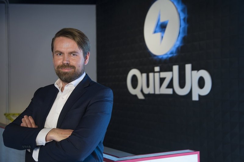 Þorsteinn B. Friðriksson, forstjóri Plain Vanilla. Höfuðstöðvar fyrirtækisins við Laugaveg í Reykjavík þykja glæsilegar enda var engu sparað til að gera vinnuaðstæður sem bestar.