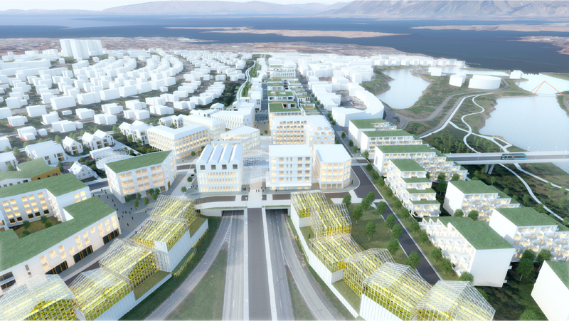 Sæbrautarstokkur og skipulag, eins og Ask arkitektar, Efla og Gagarín sjá það fyrir sér.