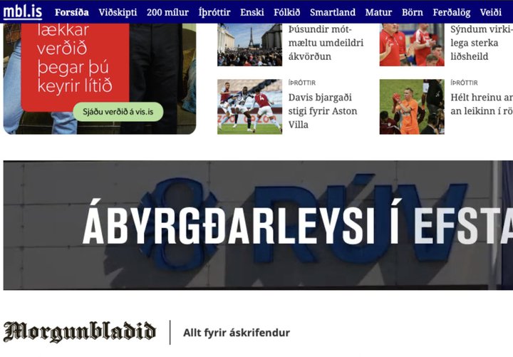 Auglýsing Samherja Mynd: Skjáskot