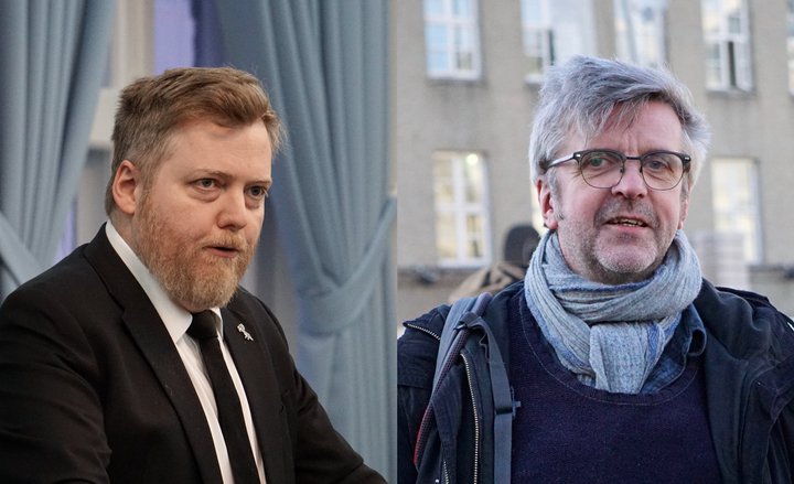 Sigmundur Davíð Gunnlaugsson er formaður Miðflokksins og Gunnar Smári Egilsson er formaður framkvæmdastjórnar Sósíalistaflokks Íslands.