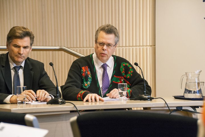 Arnór Sighvatsson, aðstoðarseðlabankastjóri, og Már Guðmundsson seðlabankastjóri eru tilgreindir í kærum sem lagðar hafa verið fram gegn stjórnendum Seðlabanka Íslands. 