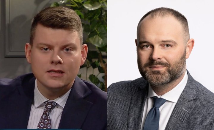 Stefán Einar Stefánsson og Gísli Freyr Valdórsson.