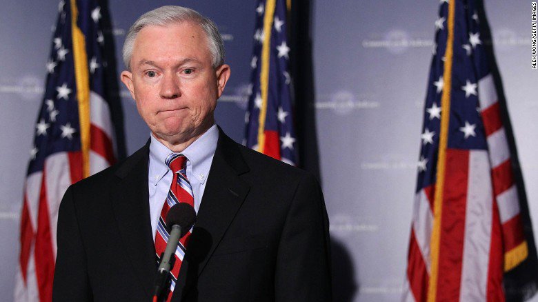 Jeff Sessions, dómsmálaráðherra.