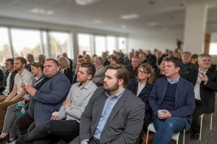 Myndin er af siðferðisfundi sem Viðreisn hélt nýverið.