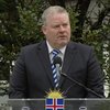 Sigurður Ingi Jóhannsson flutti hátíðarræðu á Austurvelli í dag.