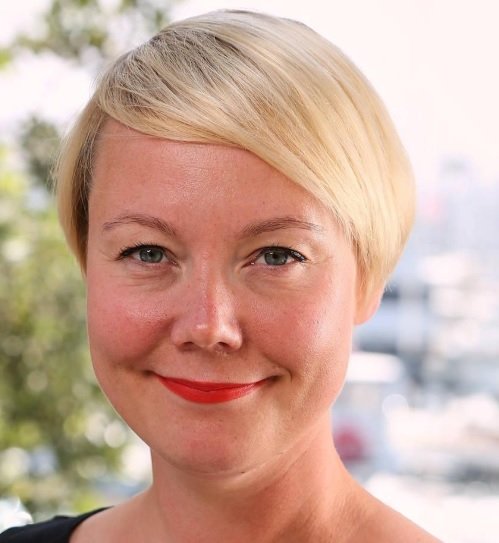 Sigurlína Valgerður Ingvarsdóttir, yfirframleiðandi FIFA.