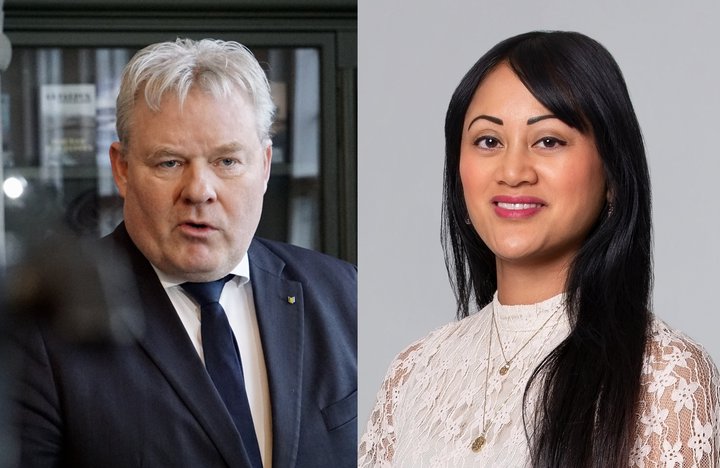 Sigurður Ingi Jóhannsson formaður Framsóknarflokksins og innviðaráðherra og Vigdís Häsler framkvæmdastjóri Bændasamtaka Íslands.