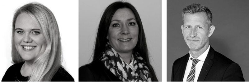 Frá vinstri: Ása Þórhildur Þórðardóttir, Áslaug Eir Hólmgeirsdóttir og Kolbeinn Árnason. Mynd: Stjórnarráðið