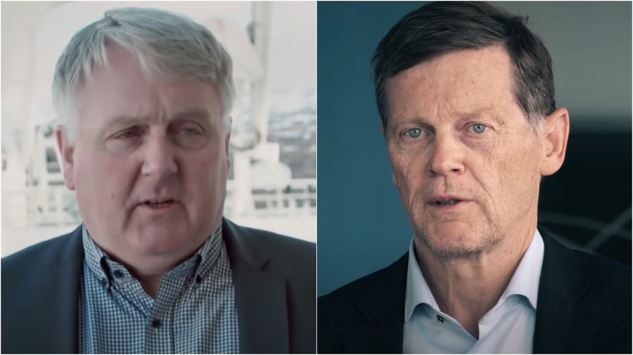 Mynd: Samsett Helstu eigendur og stjórnendur Samherja Holding eru frændurnir Kristján Vilhelmsson og Þorsteinn Már Baldvinsson.