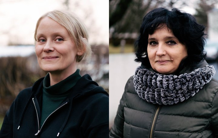 Sólveig Anna og Olga
