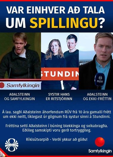 Áróður þeirra sem standa fyrir nafnlausum níðsíðum á samfélagsmiðlum beinist ekki einvörðungu að andstæðingum í stjórnmálum. Hann beinist líka að fjölmiðlum sem fjalla um þá stjórnmálamenn sem nafnlausu síðurnar styðja.