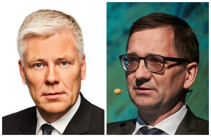 Steinþór Pálsson og Hörður Arnarson