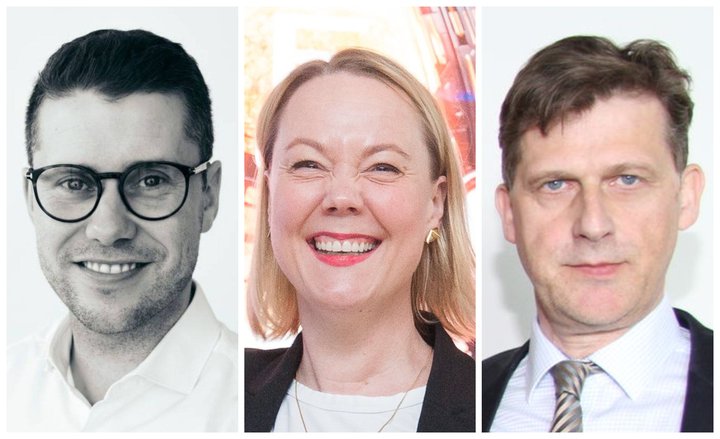 Þau Magnús, Sigurlína og Hjörleifur koma ný inn í stjórn Festi.