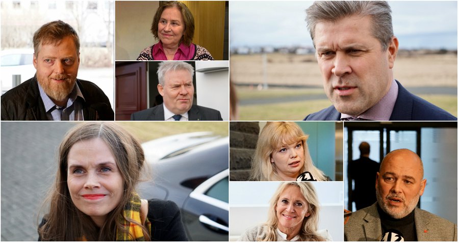 Mynd: Samsett flokksforingjar