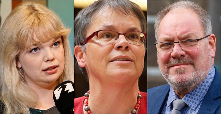 Þórhildur Sunna Ævarsdóttir, Lili­ane Maury Pasqui­er og Ásmundur Friðriksson.