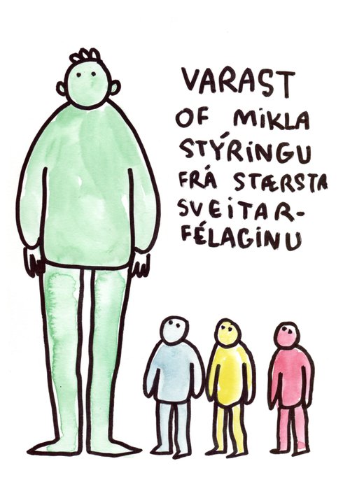 Markmiðið með heimastjórnunum er að allir fái að hafa sitt að segja. Teikning: Elín Elísabet