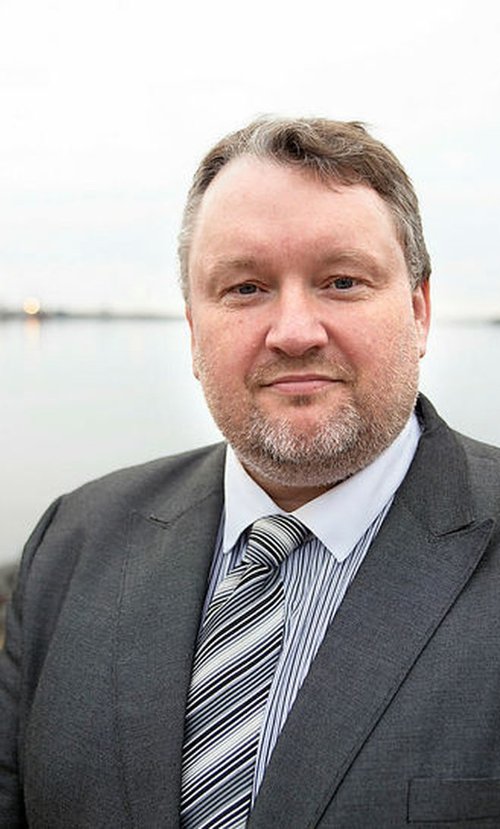 Sveinn Óskar Sigurðsson bæjarfulltrúi Miðflokksins í Mosfellsbæ.