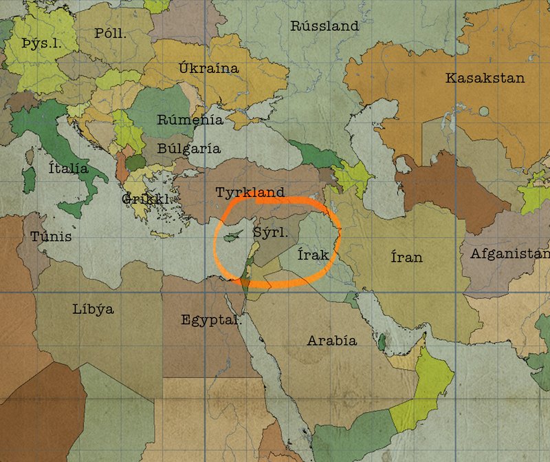Það sem hófst sem borgarastyrjöld er orðið að flókinni milliríkjadeilu milli stærstu og áhrifamestu ríkja heims.