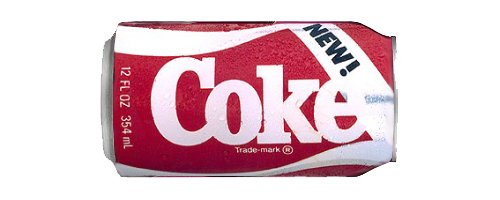 Ekki eru allar breytingar til góðs. Það fannst kókdrykkjufólki allavegana þegar New Coke var kynnt til sögunnar.