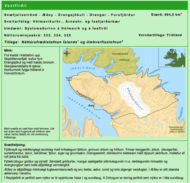 Tillaga að friðlýsingu