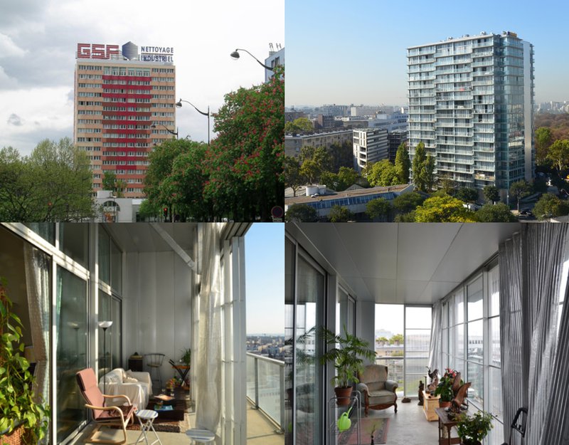 Umbreyting Bois le Prêtre-turnsins í 17. Hverfi Parísar frá árinu 2011 er einkennandi fyrir stíl Lacaton og Vassal, í þetta sinn í samstarfi við franska arkitektinn Frederic Druot. Myndir: Philippe Ruault