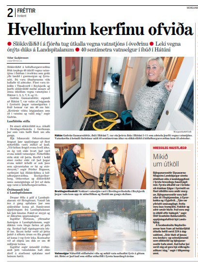 Morgunblaðið 1. september 2014.
