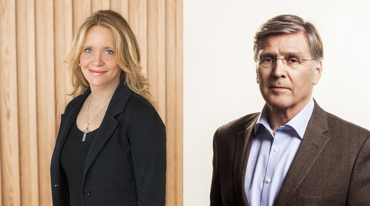 Þorgerður Katrín Gunnarsdóttir og Þorsteinn Pálsson