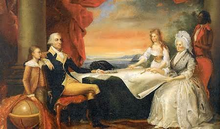 Washington naut stunda með fjölskyldunni á Mount Vernon en skyldan kallaði oft og iðulega eftir þvi að hann væri fjarverandi.