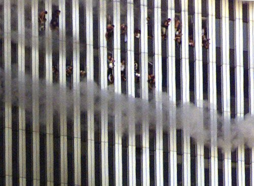 Árásin á World Trade Center í New York 11. september 2001.